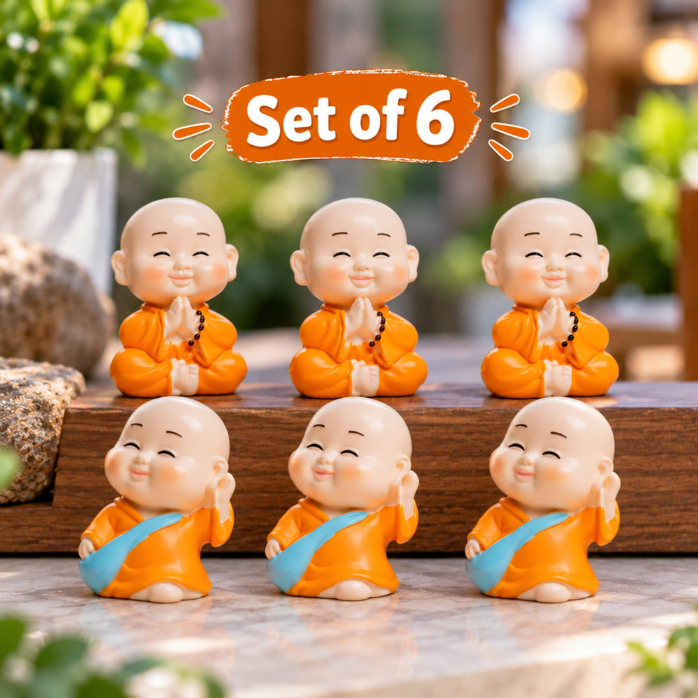 Baby Monk (Set of 6)|Miniature toys | Tiny toys |