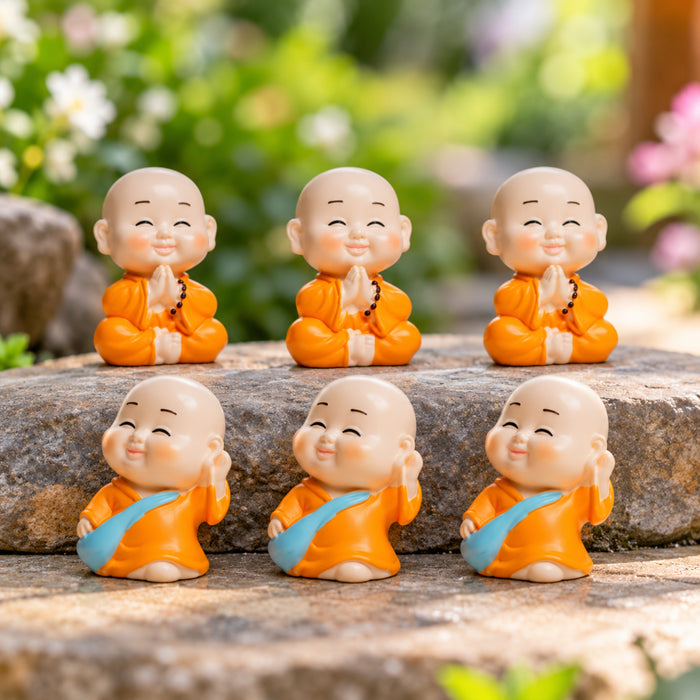 Baby Monk (Set of 6)|Miniature toys | Tiny toys |