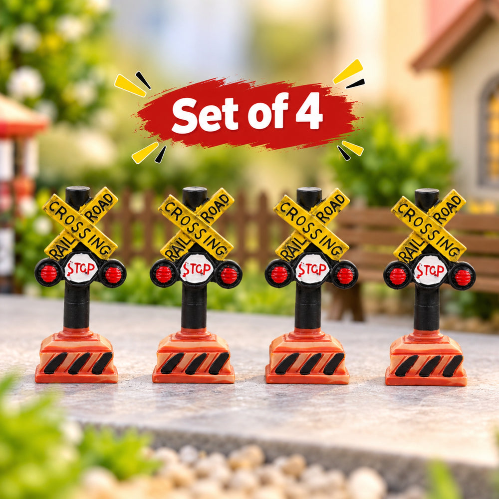 Wonderland Miniature Cross Sign  (Set of 4)|Garden Miniatures| Garden tray garden figurine