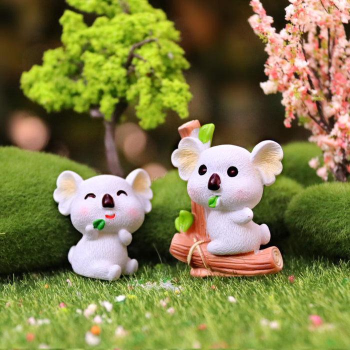Miniature Toys : (Set of 4) Bunny for Fairy Garden Accessories