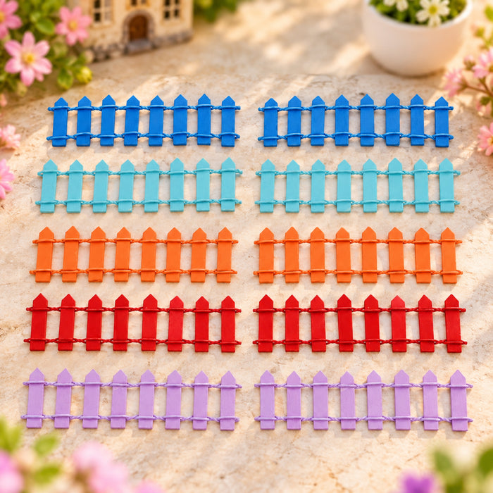 Miniature Toys : (Set of 10 ) Fence for Fairy Garden Accessories