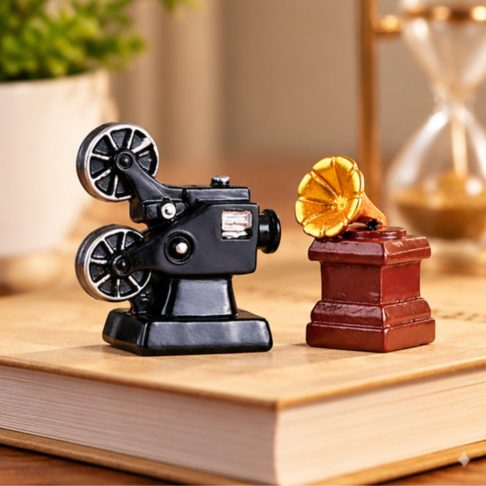 Wonderland set of 2 Miniature Vintage Film Set - Retro Media Collectibles | Desk Decor | Dollhouse Accessories