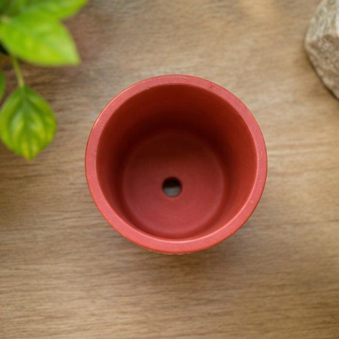 Handcrafted Terracotta Planter Pot with "Sabr" (Patience),