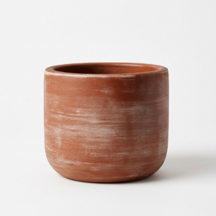 4 Inch Handcrafted Rustic Terracotta Planter