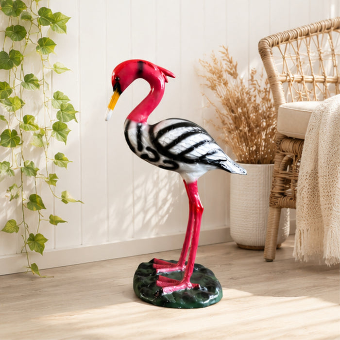 Resin Crane Garden Statue –