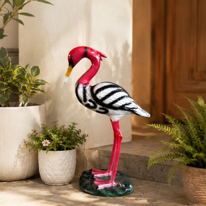 Resin Crane Garden Statue –