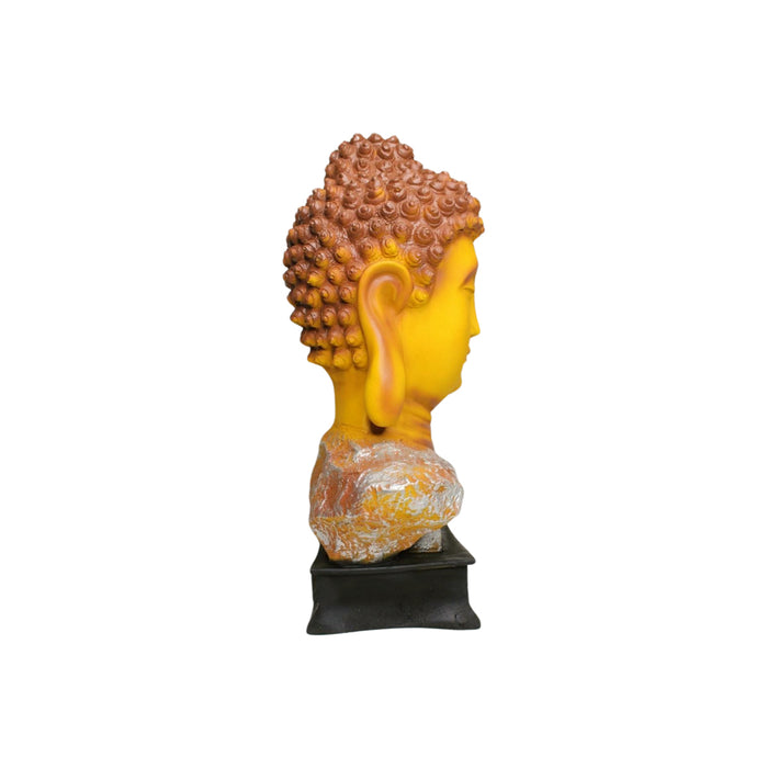 Decorative Buddha HeadOn stone Polyresin Showpiece