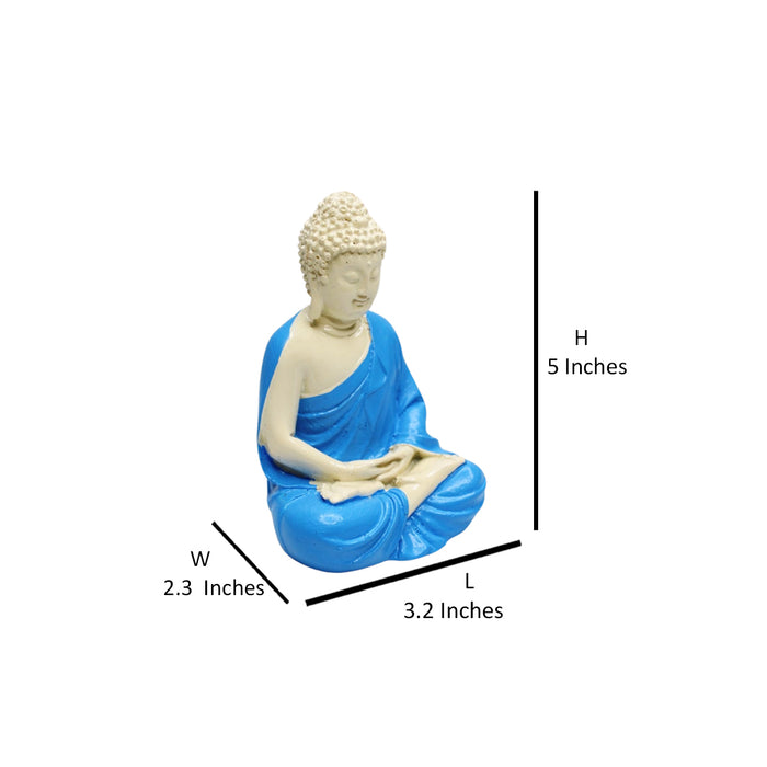 Wonderland 5 inches Meditation Avastha Buddha (Style 01) Resin Statue, showpiece, Gift
Monk Buddha small 03