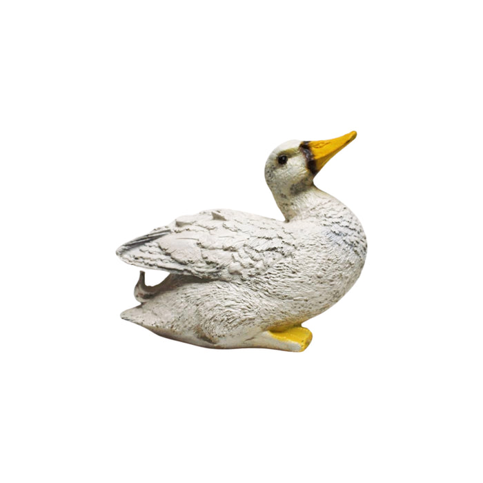 Wonderland (White) Duck Statues, Made of Resin Statue for Garden Decoration, Home Decor, Balcony Decoration, Gift, Gifting