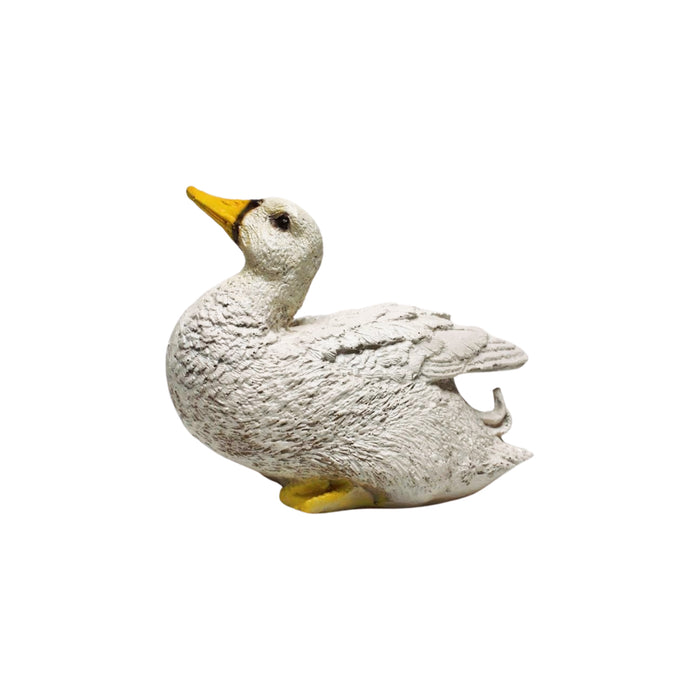 Wonderland (White) Duck Statues, Made of Resin Statue for Garden Decoration, Home Decor, Balcony Decoration, Gift, Gifting