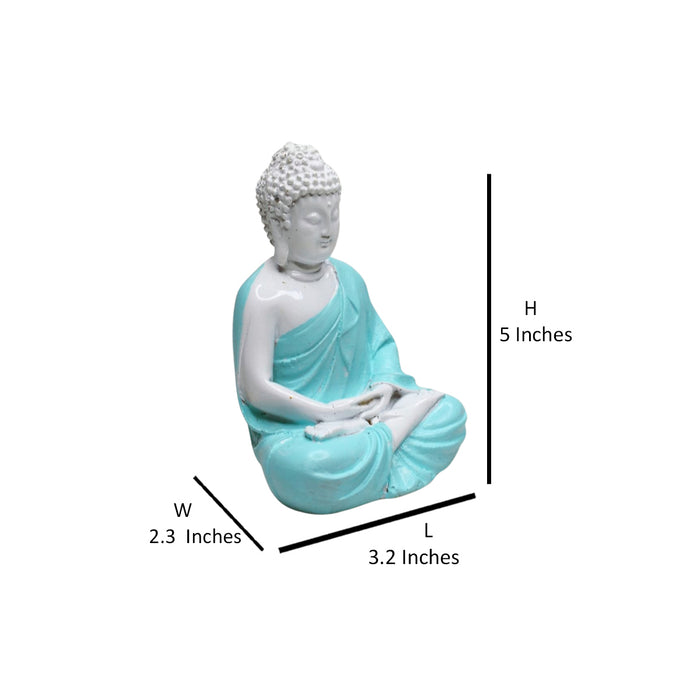 Wonderland 5 inches Meditation Avastha Buddha (Style 02) Resin Statue, showpiece, Gift
Monk Buddha small 02