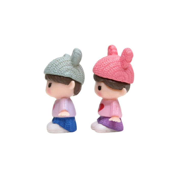 Wonderland imported miniatures ( pack of 2 ) cute couple