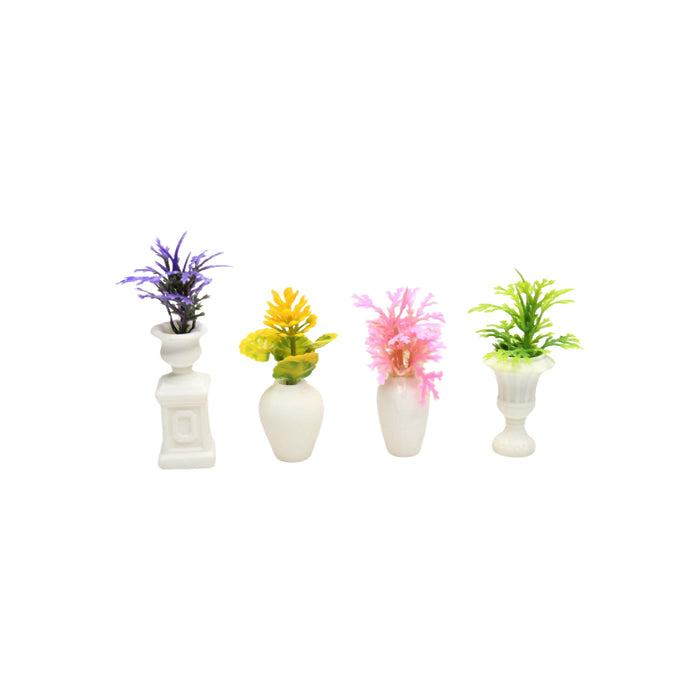 Wonderland imported miniatures ( pack of 4 ) flower vase