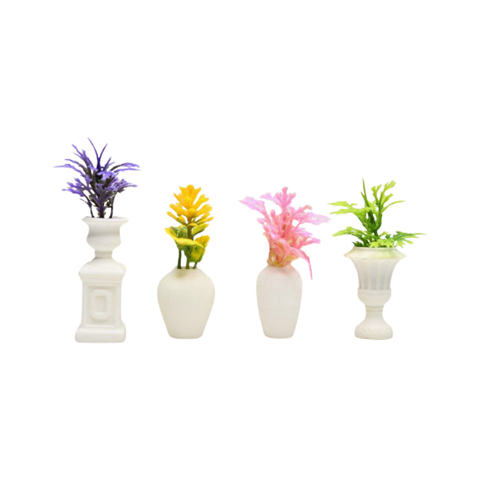 Wonderland imported miniatures ( pack of 4 ) flower vase