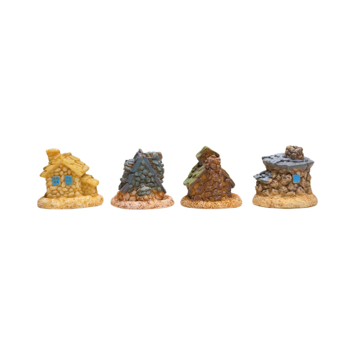 Wonderland imported miniatures ( pack of 4 ) houses