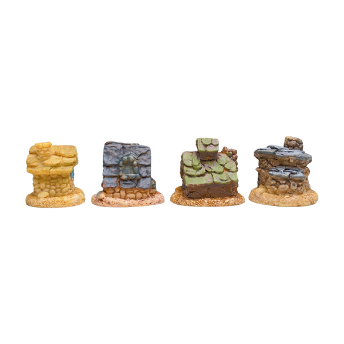 Wonderland imported miniatures ( pack of 4 ) houses