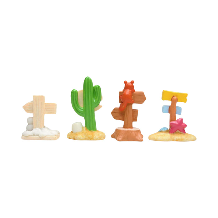 Wonderland imported miniatures ( pack of 4 ) signboard