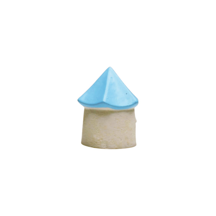 Wonderland imported miniatures ( pack of 4 ) blue roof houses