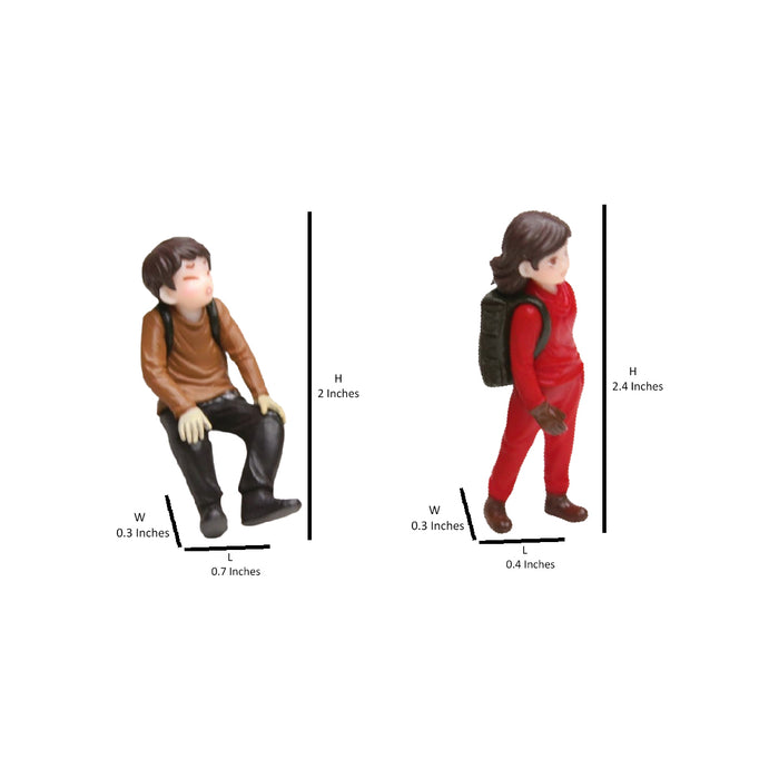 Wonderland imported miniatures ( pack of 4 ) smart couple