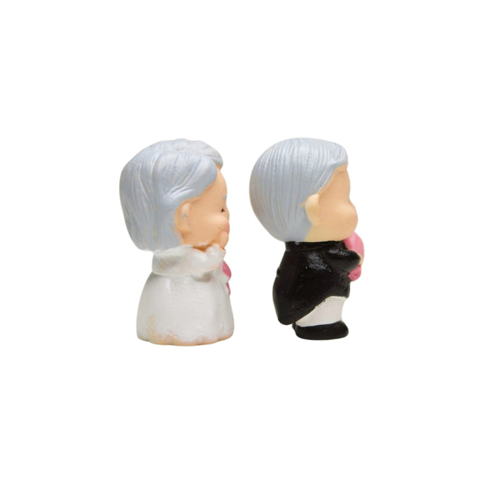 Wonderland imported miniatures ( pack of 4 ) old couple grandma grandpa