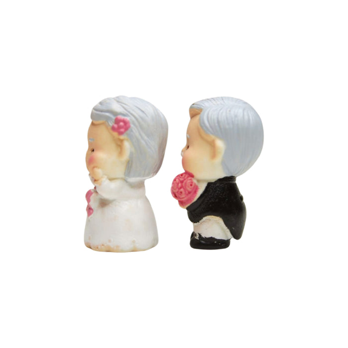 Wonderland imported miniatures ( pack of 4 ) old couple grandma grandpa