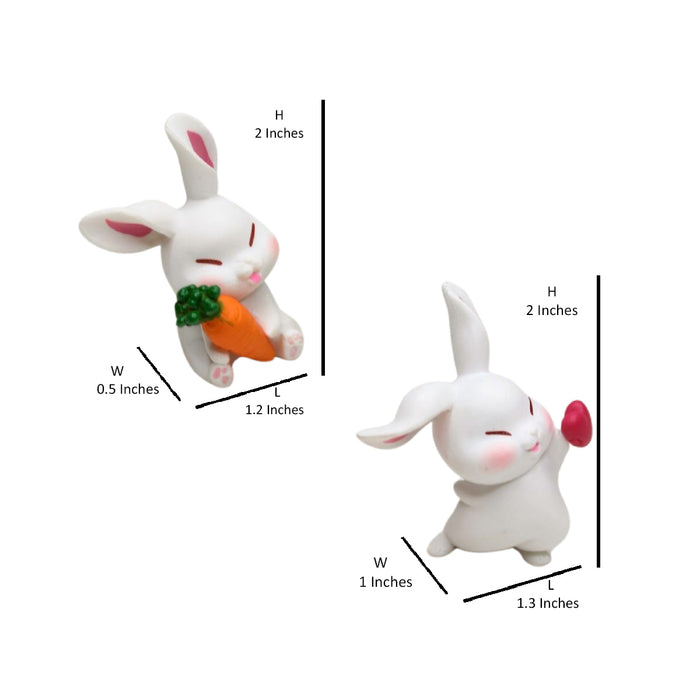 Wonderland imported miniatures ( pack of 4 ) bunny