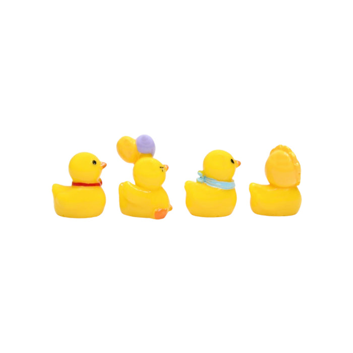 Wonderland imported miniatures ( pack of 4 ) cute baby ducks in yellow