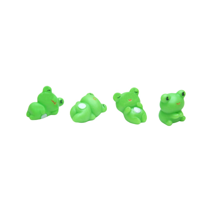 Wonderland imported miniatures ( pack of 4 ) playful frogs