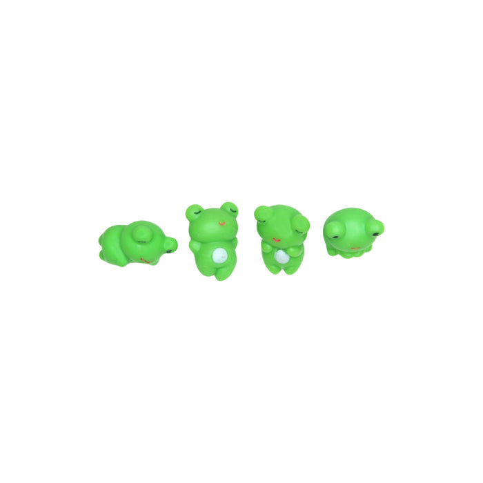 Wonderland imported miniatures ( pack of 4 ) playful frogs