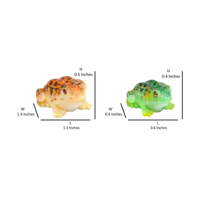 Wonderland imported miniatures ( pack of 4 ) real looking frogs