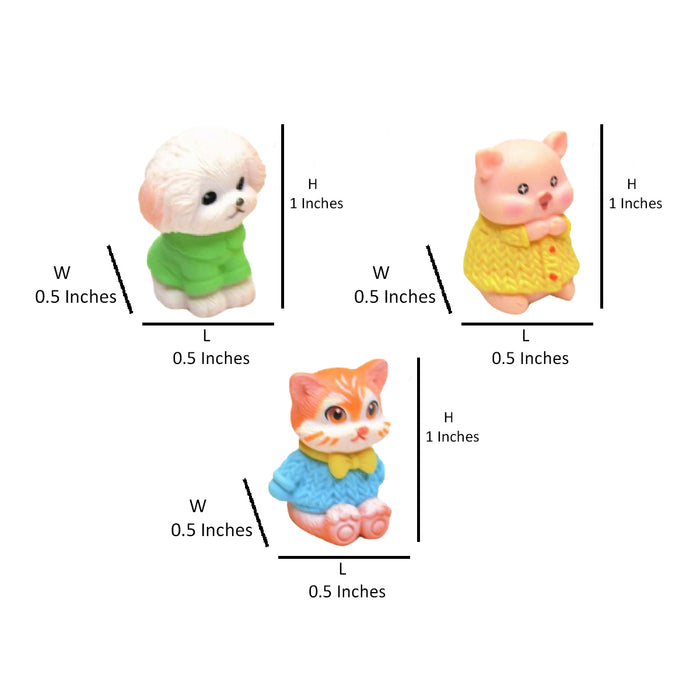 Wonderland imported miniatures ( pack of 6 ) kitty