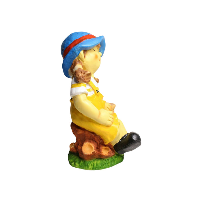 Wonderland Cute Girl with Planter Resin For Home & Garden Décor, planters, pot, flower pot