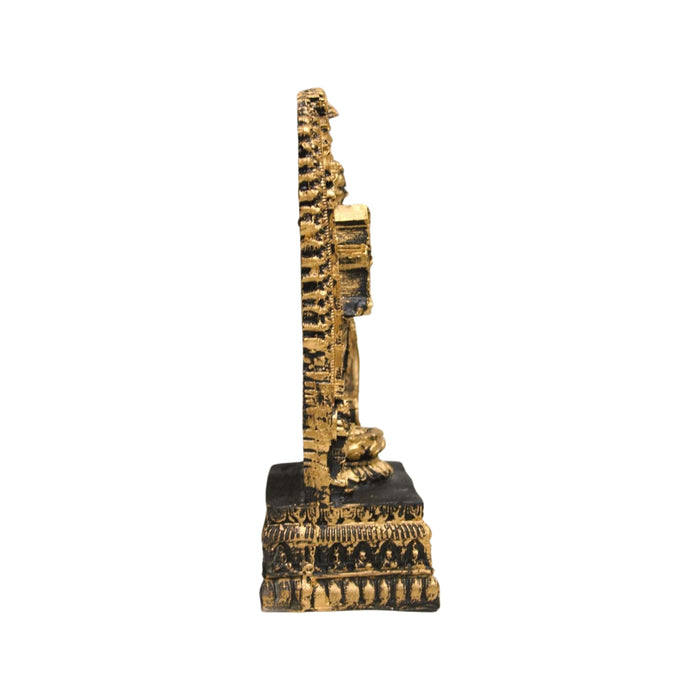 Wonderland Ram Lalla Idol, 7.5 Inch Height Small Golden Shri Ram Lala Murti, Ram Mandir Ayodhya statue for Home, Office