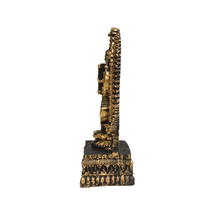 Wonderland Ram Lalla Idol, 7.5 Inch Height Small Golden Shri Ram Lala Murti, Ram Mandir Ayodhya statue for Home, Office