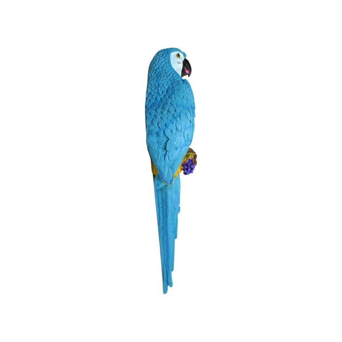 Wonderland Blue Parrot - Big Size to be put on wall, home decor, garden decor, home decoration, parrots, bird decor, balcony decoration, gift