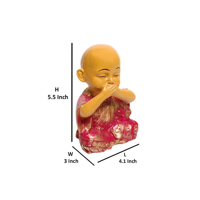 Wonderland Baby Monk statue for Home Décor, showpiece, gift, resin statue