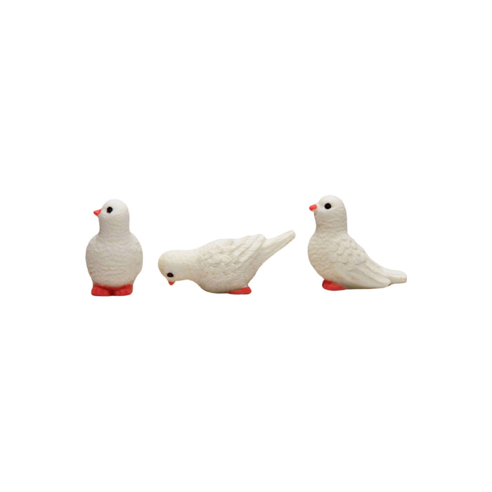 Wonderland imported miniatures ( pack of 6 ) pigeons