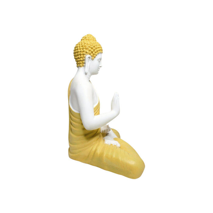 14 inches Ashirvad Avastha buddha resin statue, showpiece, gift