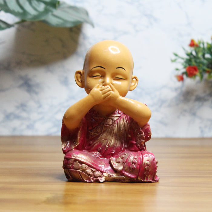 Wonderland Baby Monk statue for Home Décor, showpiece, gift, resin statue