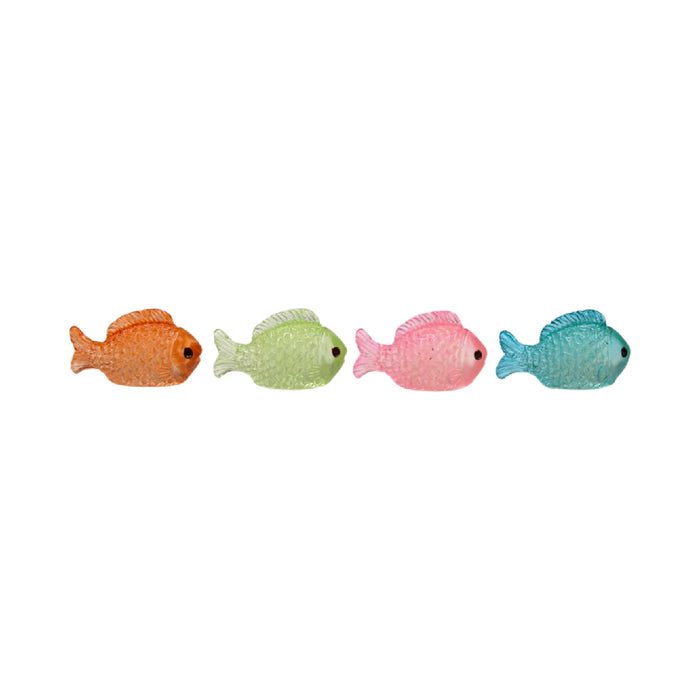 Wonderland imported miniatures ( pack of 4 ) fishes