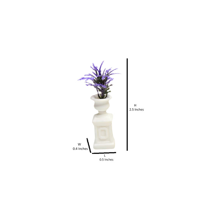 Wonderland imported miniatures ( pack of 4 ) flower vase