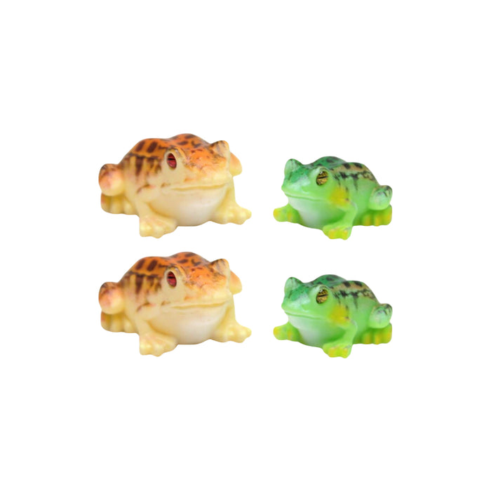 Wonderland imported miniatures ( pack of 4 ) real looking frogs