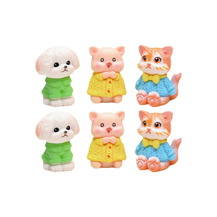 Wonderland imported miniatures ( pack of 6 ) kitty