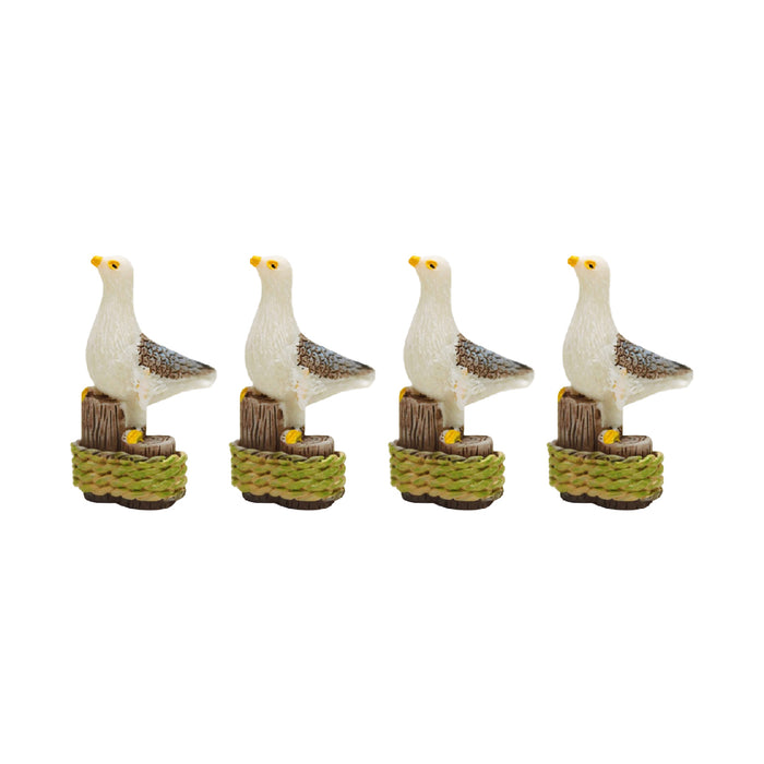 Wonderland imported miniatures ( pack of 4 ) seagull