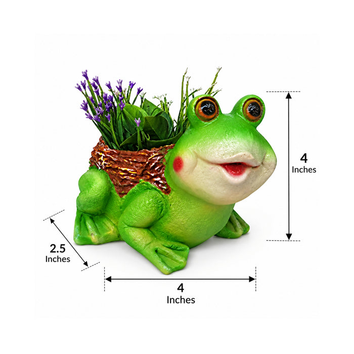Cute Outdoor Frog Planter  for home and garden decor