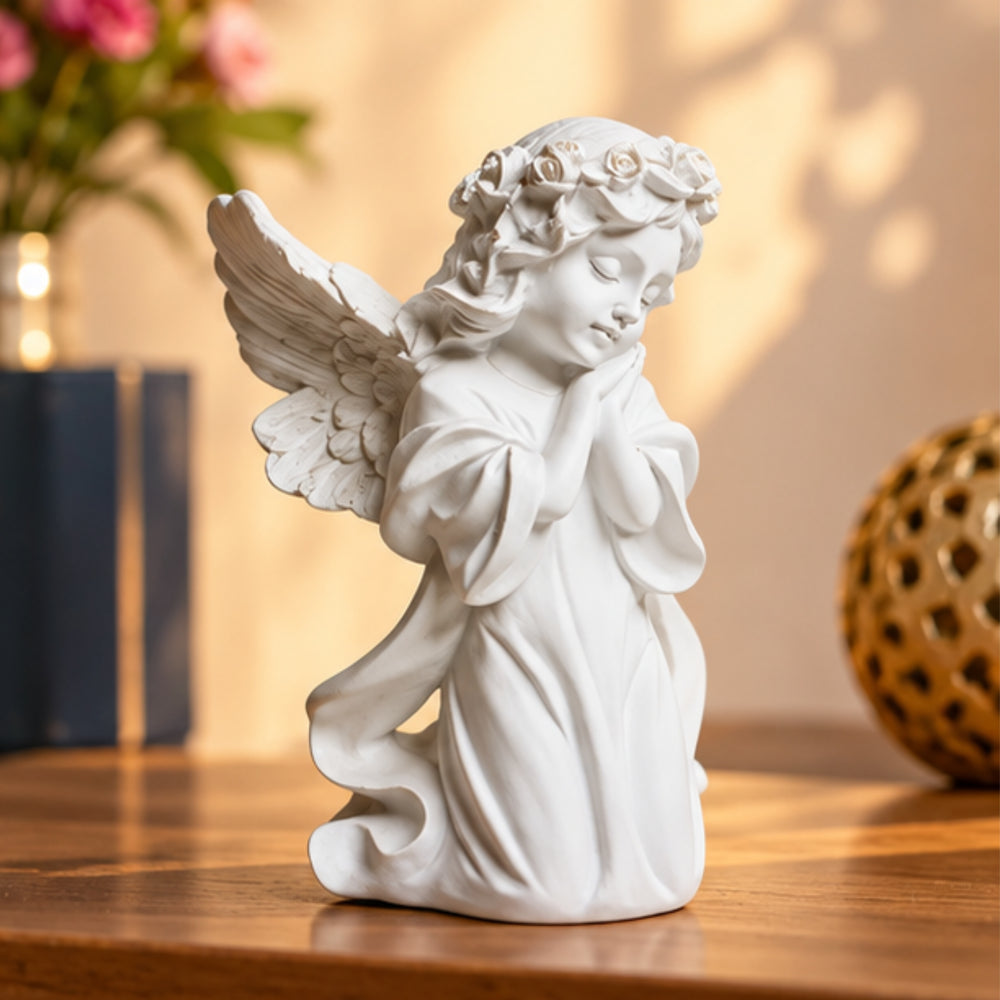Angel thinking in dreams showpeice, table decoration, home decoration