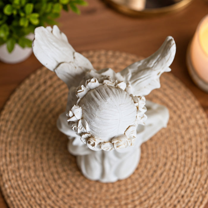 Angel thinking in dreams showpeice, table decoration, home decoration