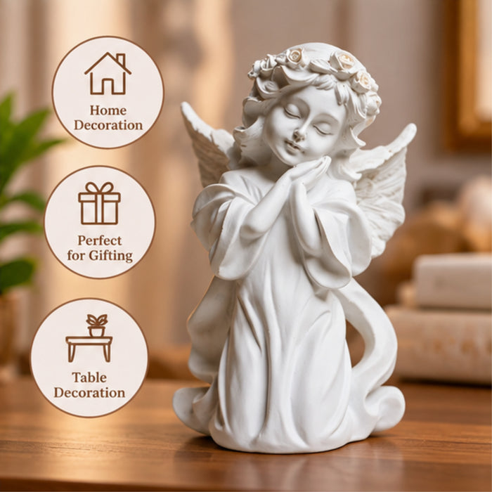 Angel thinking in dreams showpeice, table decoration, home decoration