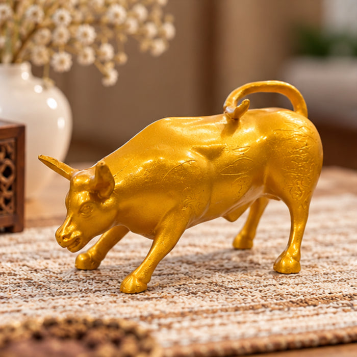 Golden Bull Showpiece