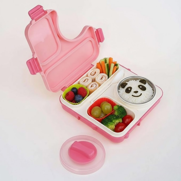 Kids- 850 ml SS Lunch box- 304 Stainless Steel Sea Horse tiffin Box (price per pc)|Leak-Proof Tiffin Box for Kids | Premium School and Picnic Lunch Box- 8x9x2 inch